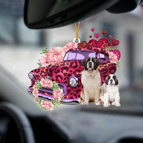 St Bernard-Make My Life-Two Sided Ornament
