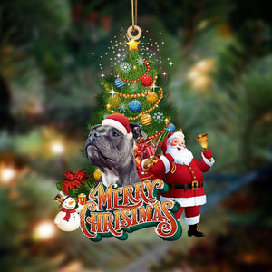 Ornament- Staffordshire Bull Terrier1-Christmas Tree&Dog Hanging Ornament, Christmas Ornament, Car Ornament