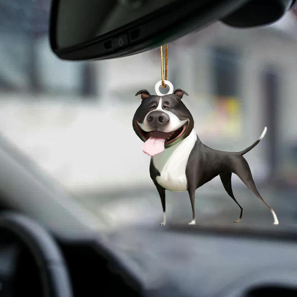 Staffordshire Terrier-Look At Me-Two Sided Ornament