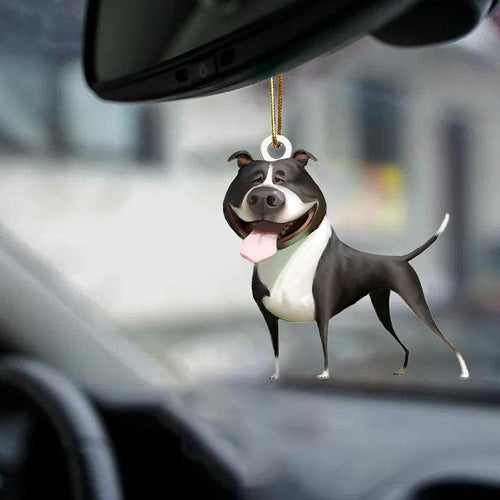 Staffordshire Terrier-Look At Me-Two Sided Ornament