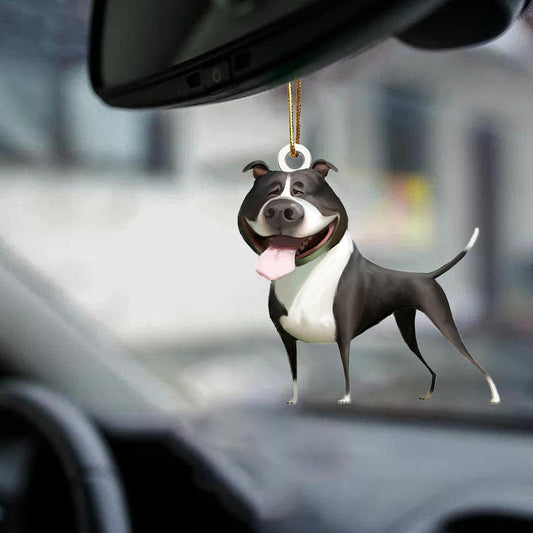 Staffordshire Terrier-Look At Me-Two Sided Ornament