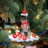 Ornament- Standard Schnauzer-Better Christmas Hanging Ornament, Happy Christmas Ornament, Car Ornament