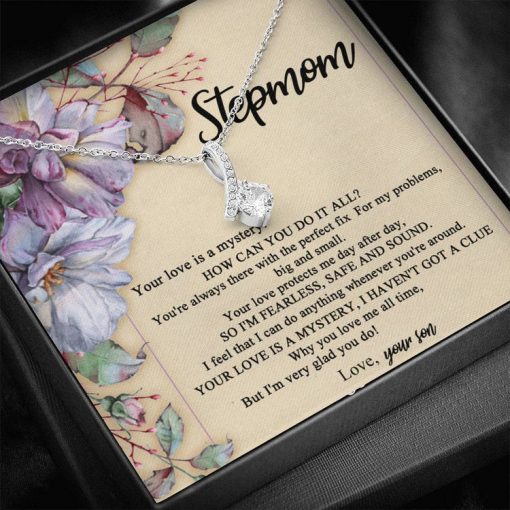 StepMother Necklace Your love Is a mystery, I haven't got a clue Alluring Beauty Necklace XL045F - TGV