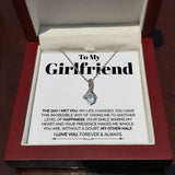 To My Girlfriend Necklace - The Day I Met You - Alluring Necklace Meaningful Necklace For Girlfriend
