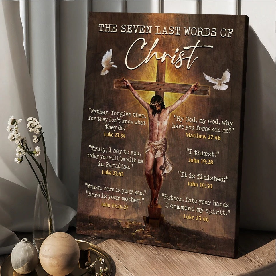 The seven last words of Christ - Matte Canvas