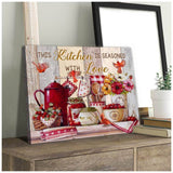 Cardinal Bird Canvas Wall Art - This Kitchen Cardinal Canvas Wall Art Home House Decor