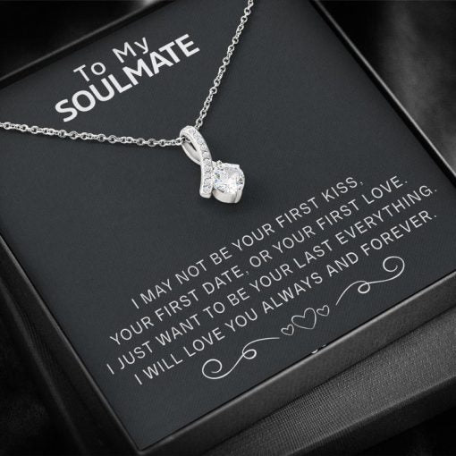 To My Soulmate Necklace - I Will Love You Always And Forever - Alluring Necklace - TGV
