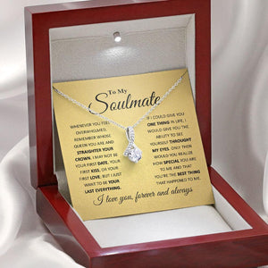 To My Soulmate Necklace, You're The Best Thing - Alluring Necklace Personalized - TGV