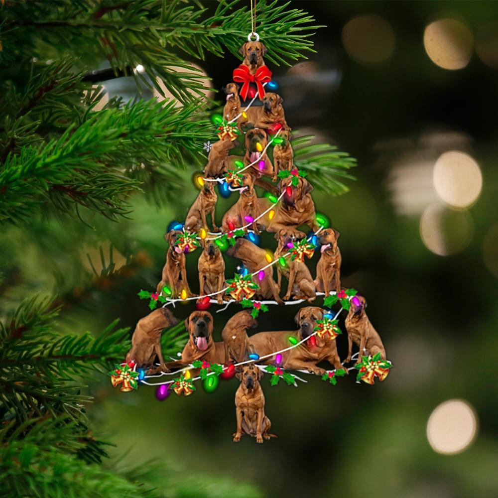 Tosa-Christmas Tree Lights-Two Sided Ornament
