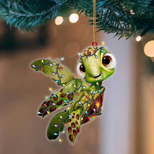 Turtle Christmas Light Hanging Ornament, Animal Christmas Ornaments