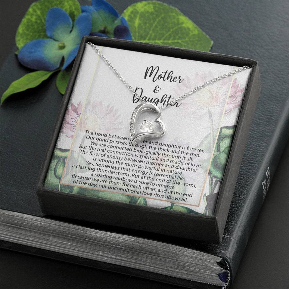 Mother Daughter Forever Love Necklaces Gift For Mom And Daughter