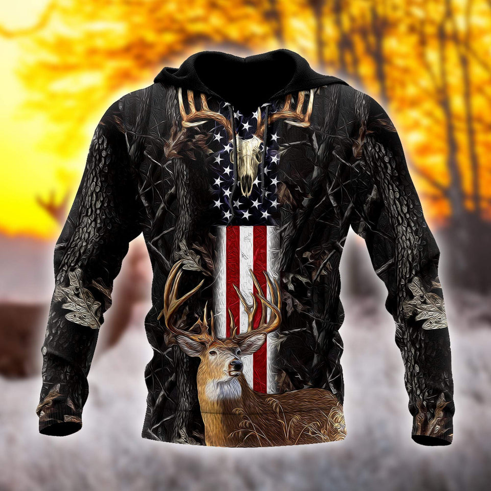 Hunting Gifts Deer Hunting Gifts Deer Hunting US Unisex Size Hoodie
