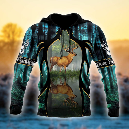 Hunting Gifts Deer Hunting Gifts Deer Hunting US Unisex Size Hoodie