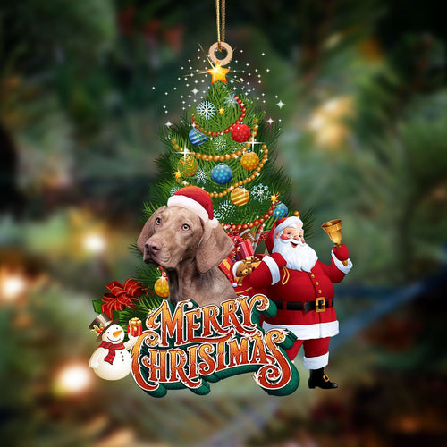 Godmerch- Ornament- Vizsla-Christmas Tree&Dog Hanging Ornament, Happy Christmas Ornament, Car Ornament
