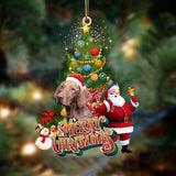 Godmerch- Ornament- Vizsla-Christmas Tree&Dog Hanging Ornament, Happy Christmas Ornament, Car Ornament