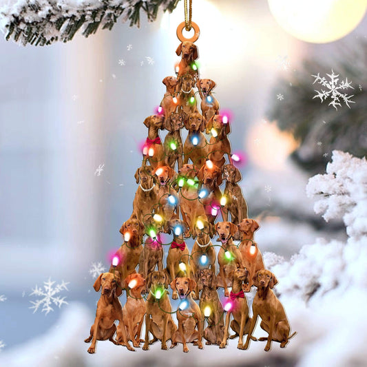 Vizsla Lovely Tree Gift For Vizsla Lover Gift For Dog Mom Ornament