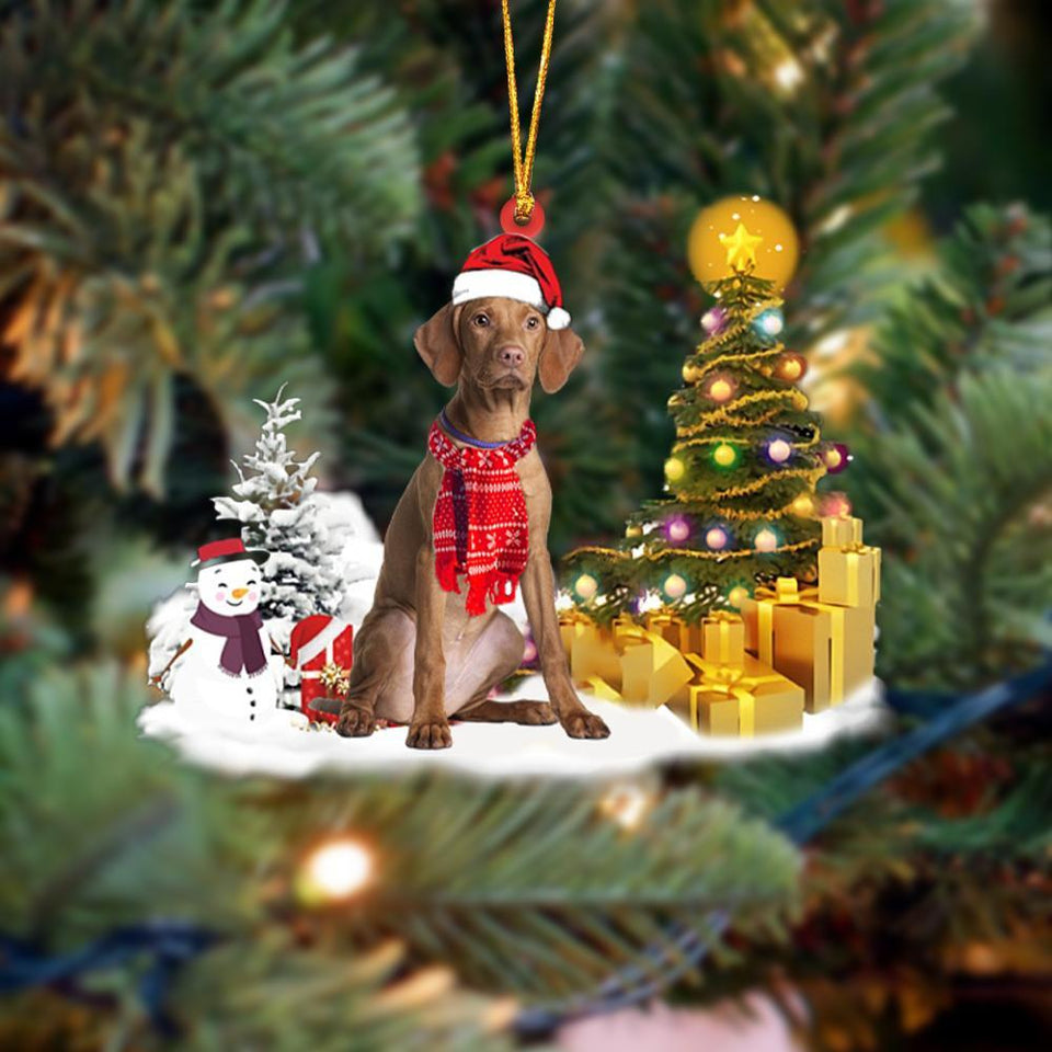Godmerch- Ornament- Vizsla Christmas Ornament Dog Ornament, Car Ornament, Christmas Ornament