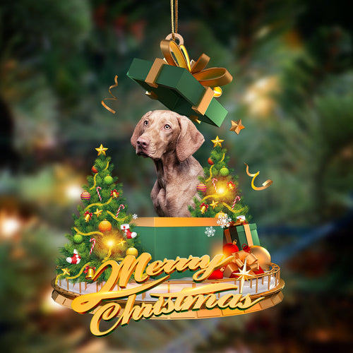 Godmerch- Ornament- Vizsla-Christmas Gifts&dogs Hanging Ornament, Happy Christmas Ornament, Car Ornament
