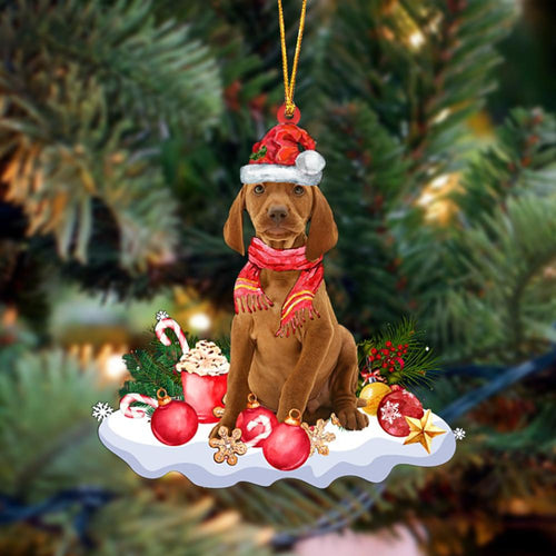 Godmerch- Ornament- Vizsla-Better Christmas Hanging Ornament, Happy Christmas Ornament, Car Ornament