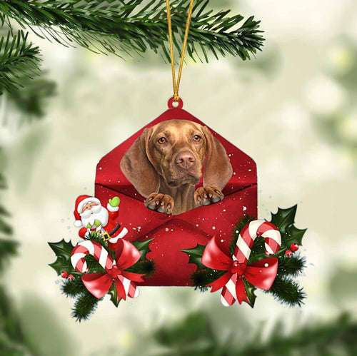 Vizsla Christmas Letter Ornament Dog Christmas Decoration
