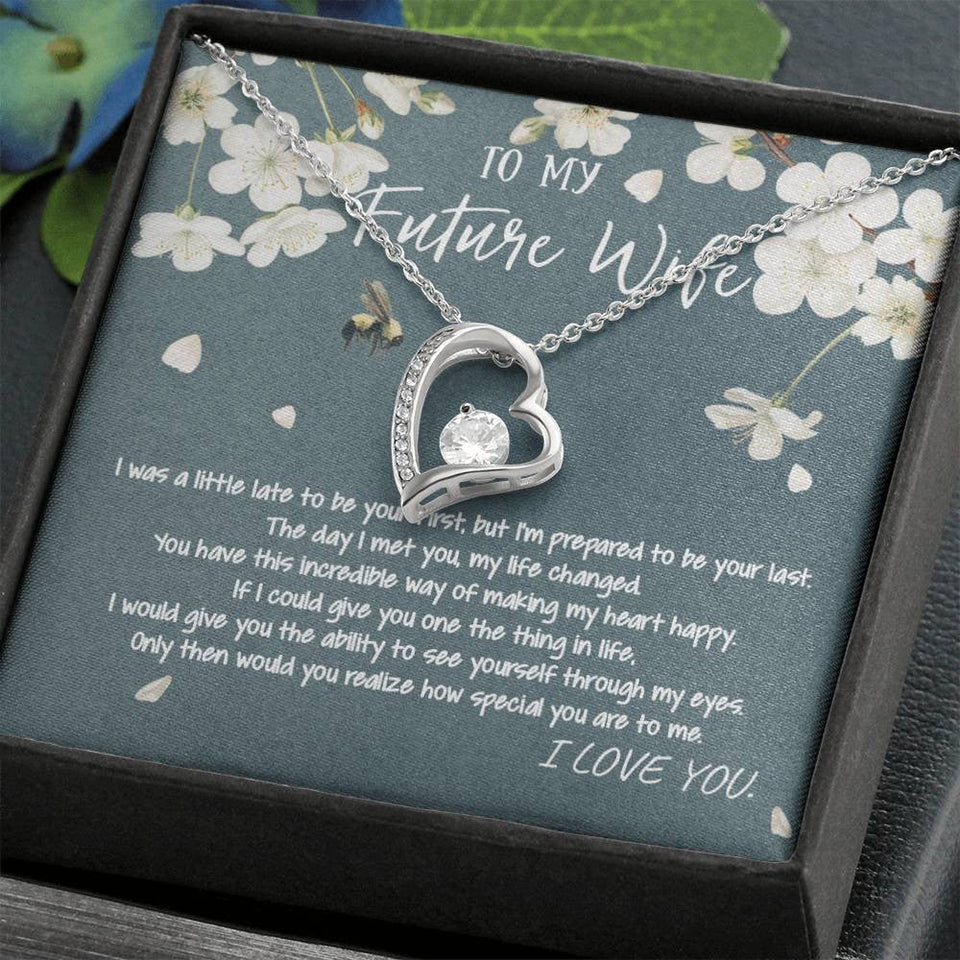Gift For Future Wife I Love You Forever Love Necklace