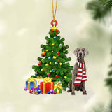 Godmerch- Ornament- Weimaraner 1-Christmas Star Hanging Ornament, Happy Christmas Ornament, Car Ornament