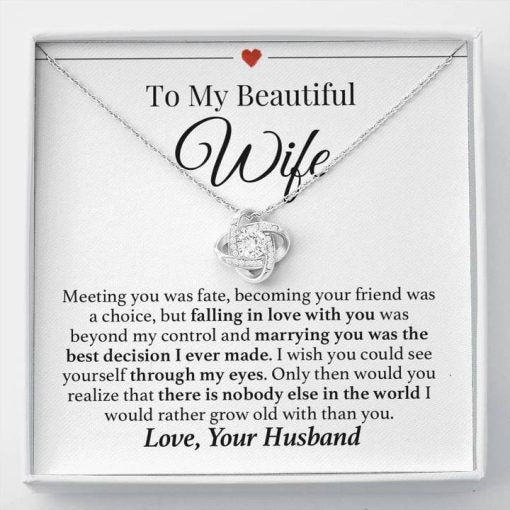 Wife Necklace Grow Old Together Forever Love Necklace - TGV
