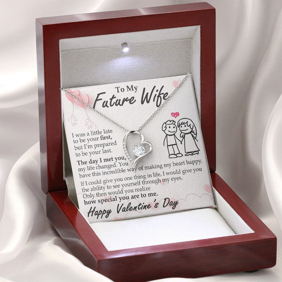 To My Future Wife | The Day I Met You | Forever Love Necklace