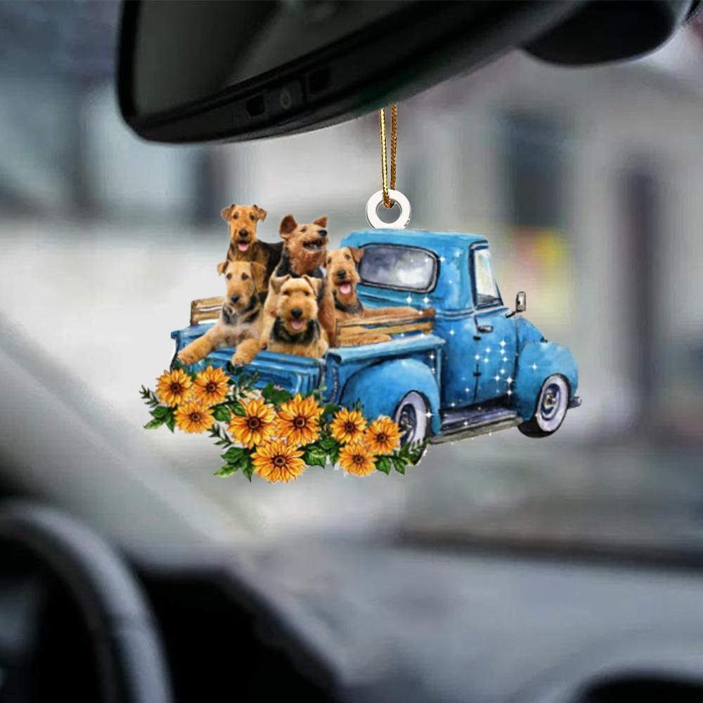 Airedale Terrier -Take The Trip Classic- Two Sided Ornament