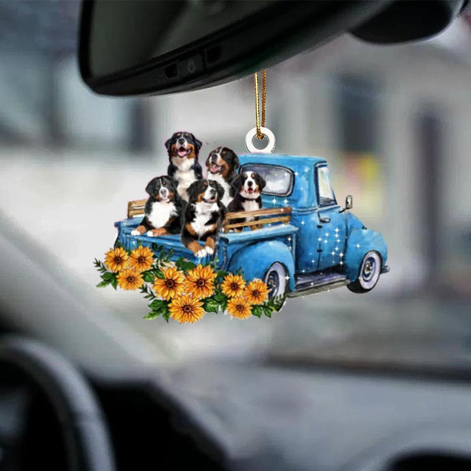 Bernese Mountain -Take The Trip Classic- Two Sided Ornament