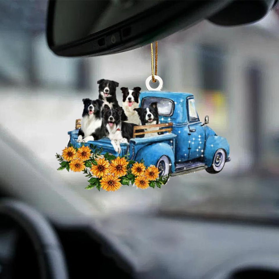 Border Collie -Take The Trip Classic- Two Sided Ornament