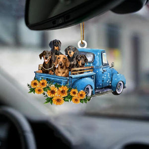 Dachshund -Take The Trip Classic- Two Sided Ornament