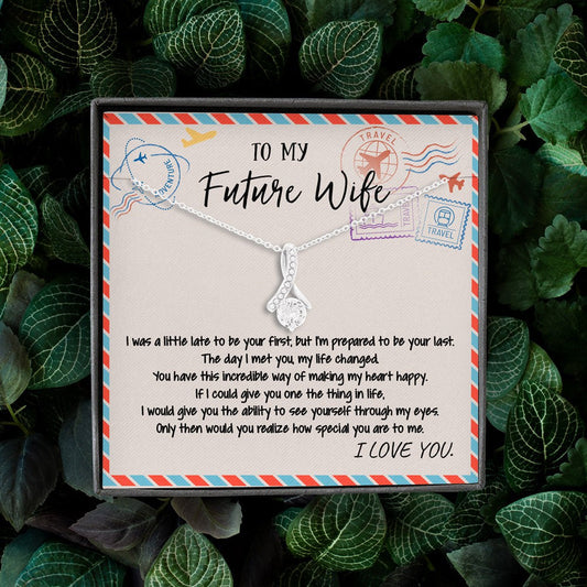 To Future Wife You Are Special To Me Envelope Alluring Beauty Necklace