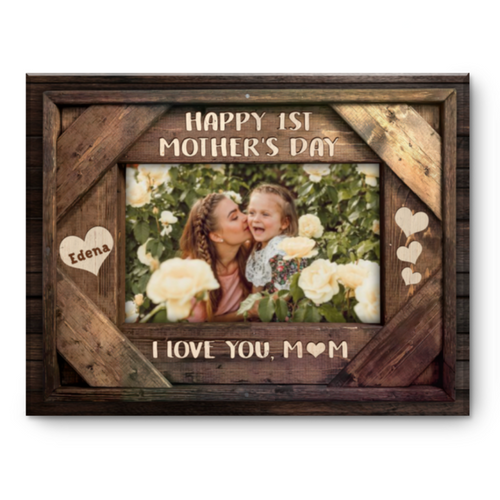 First Time Mom Gift, Mother’s Day Present For New Mom, Personalized I Love You Mom Gift