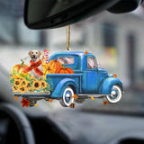 Yellow Labrador-Little Pumpkin-Two Sided Ornament