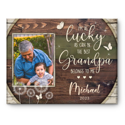First Christmas Gift For Grandpa, Father’s Day Gift For Grandpa, Personalized Grandpa Birthday Gift