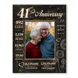 41 Year Wedding Anniversary Gift, 41st Anniversary Gift For Wife, 41Year Anniversary Gift For Husband