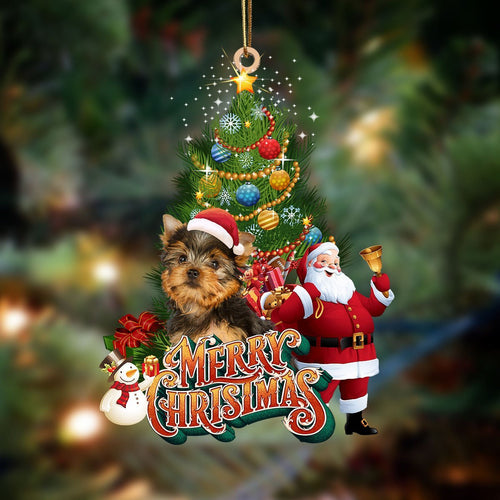Yorkshire Terrier-Christmas Tree&Dog Hanging Ornament