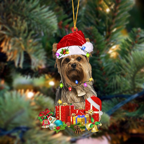 Yorkshire Terrier 2-Dog Be Christmas Tree Hanging Ornament