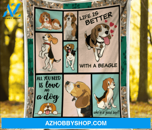 A Beagle Dog For Beagle Lovers Blanket Gift For Dog Lover Birthday Gift Home Decor Bedding Couch Sofa Soft and Comfy Cozy