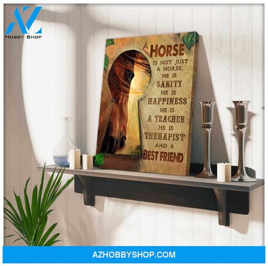 A Best Friend Horse Canvas Wall Art Decor