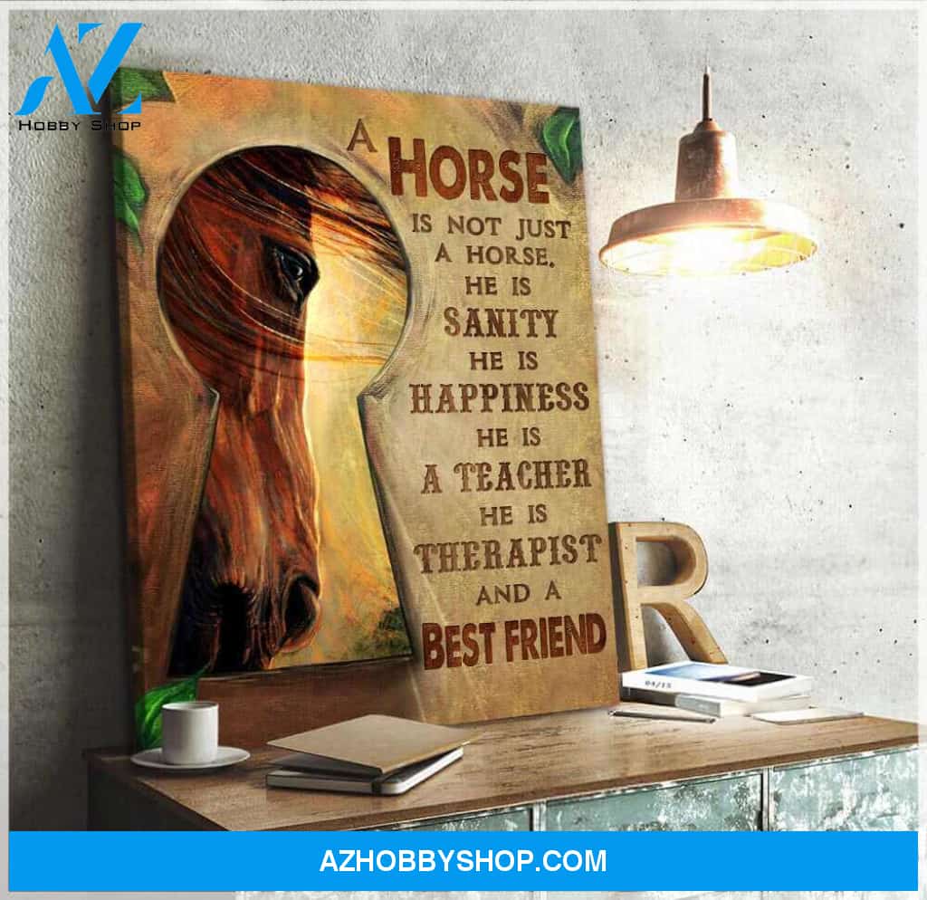 A Best Friend Horse Canvas Wall Art Decor