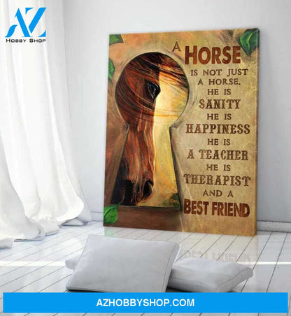 A Best Friend Horse Canvas Wall Art Decor