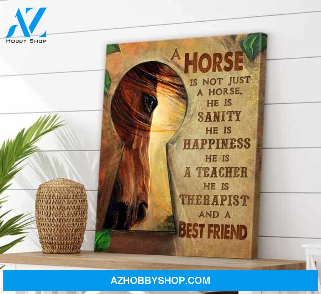 A Best Friend Horse Canvas Wall Art Decor