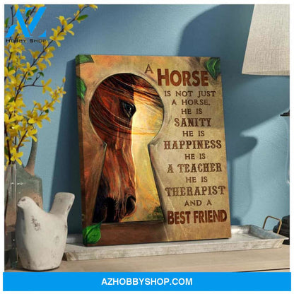 A Best Friend Horse Canvas Wall Art Decor