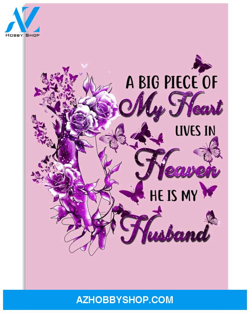 A big piece of my heart lives in heaven widow poster