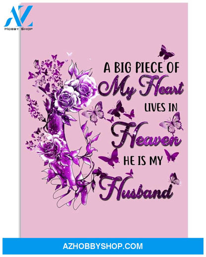A big piece of my heart lives in heaven widow poster