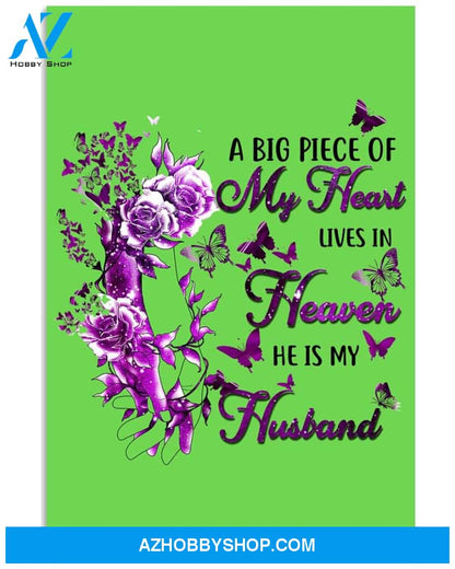 A big piece of my heart lives in heaven widow poster
