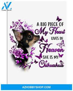 A big piece of my heart lives in heaven widow poster
