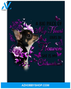 A big piece of my heart lives in heaven widow poster